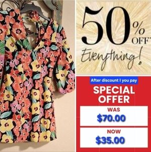 50% Off Listed Price You Pay Only $35.00 Bundle For Offer☆☆☆☆NWOT Size SMALL